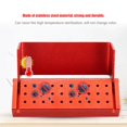 thumbnail image 1 of Aluminium Disinfection Box Case Dental Bur Burs Block Holder Autoclavable Dentist Tool Red, 1 of 8