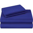thumbnail image 3 of 1200 Thread Count 100% Egyptian Cotton 4-Piece Bed Sheet Set (1 Flat, 1 Fitted Sheet, 2 Pillow Covers) 21 Inches Deep Pocket Solid Pattern, 3 of 4