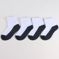thumbnail image 2 of JUNWELL 6pairs/set Classic Trendy Sports Style Student Socks  Unisex, 2 of 5