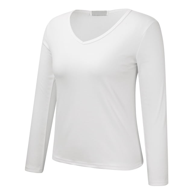Kcodviy Femmes Col Rond Molleton Hommes Haut Thermique 2X Doublé Thermique Ajusté Haut Thermique pour Hommes Manches Longues Hauts Manches Longues Thermique Femmes Haut Thermique Chemises Hauts d'Hiver