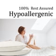 thumbnail image 3 of Highland Feather 725 Fill Power Canadian Hutterite White Goose Down Pillow - Medium Support, Standard Size, 500TC Pure Cotton Casing (2 Count), 3 of 8