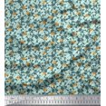 thumbnail image 1 of Soimoi polyester Crepe Fabric Diagonal Stripe,Cross Bones & Skull Printed Fabric 1 Yard 52 Inch Wide, 1 of 3