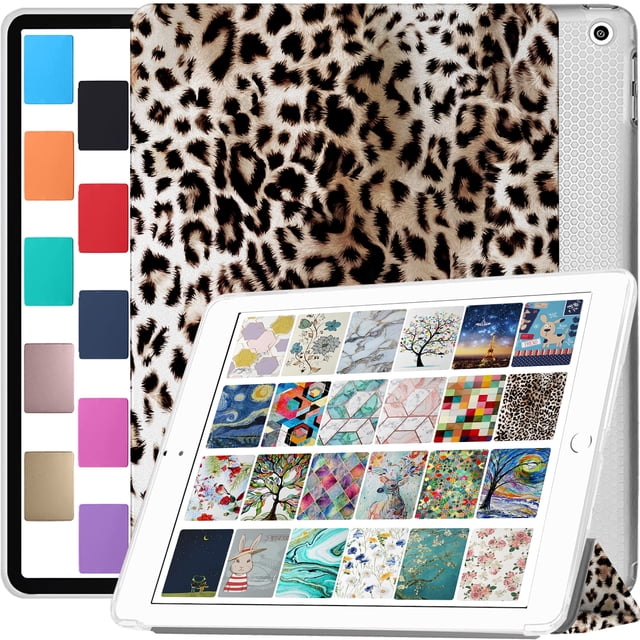 DuraSafe iPad Pro 9.7 Pouces 2016 Étui A1673 MLMP2LL/A MM172LL/A MLMN2LL/A MLMQ2LL/A A1674 A1675 MLMW2LL/A MM192LL/A MLMV2LL/A MLN02LL/A MLMY2LL/A MLPX2LL/A MLPY2LL/A MLN12LL/A MM1A2LL/A - Leopard