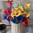 thumbnail image 2 of kurtrusly Wedding Decor With Simulated Calla - Choose Variety Of Colors And Styles With High 3D And Simulation Durable PU Tender green 1 Pc, 2 of 6
