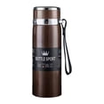 thumbnail image 2 of Vacuum Insulation Bottle, Portable Thermos Cup, Temperature Retention, Outdoor Commute, Durable Stainless Steel, Leak-Proof Lid, Built-In Cup, All-Day Hot and Cold Beverages, 2 of 5