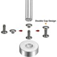 thumbnail image 4 of 200 Sets Leather Rivets 12 x 8mm Metal with 3 Setter Tools Gunmetal, 4 of 7