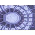 thumbnail image 1 of Ahgly Company Machine Washable Indoor Rectangle Transitional Deep Periwinkle Purple Area Rugs, 4' x 6', 1 of 7