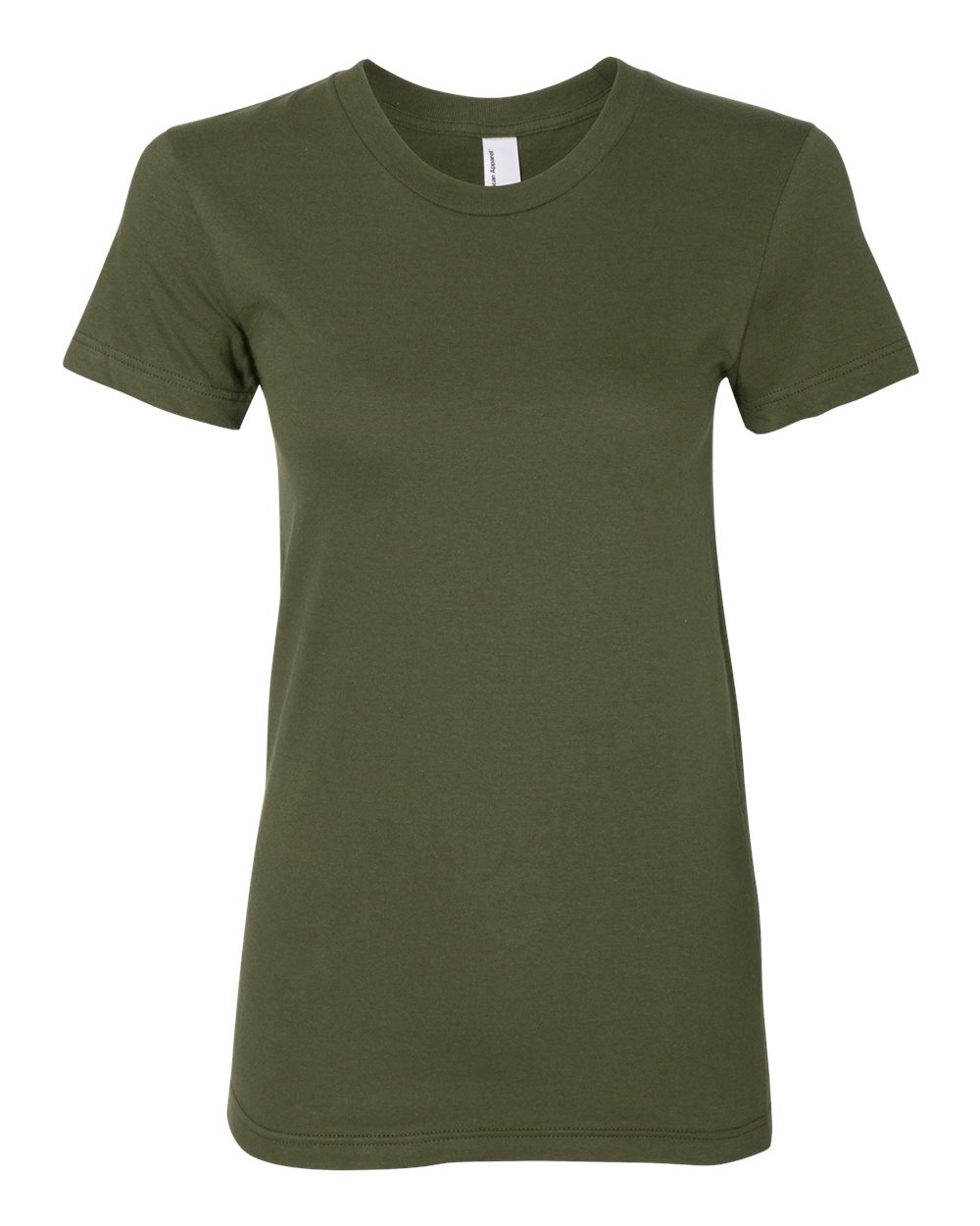 T-shirt en Jersey Fin pour Femmes, 2TG, Olive
