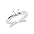 thumbnail image 2 of 4-Prong Solitaire Engagement Ring Setting White Gold 14K, 2 of 2