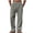 Grey, variant on LOVZFMLL Casual Full Pants for Men, Men's Summer Wide Leg Solid Pants Lounge Pants Vocation Wear Trousers with Pockets and Drawstring White L