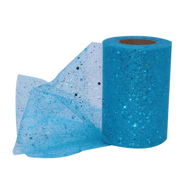 Tulle Spool Scintillant DIY Création Léger Sequin Tulle Roll pour Halloween
