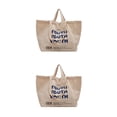 thumbnail image 3 of Transemion Fashionable Style Female Shoulder Bag With Wide Application Large Capacity Canvas Shoulder Bag white 2Set, 3 of 6