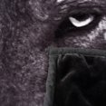 thumbnail image 5 of Couverture en Vison Coréen, 2 Plis Imprimée Douce et Chaude pour Automne, Hiver - King, Wolf-2, 5 of 5