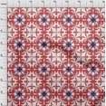 thumbnail image 4 of oneOone Viscose Chiffon Red Fabric Asian Block Floral Sewing Craft Projects Fabric Prints By Yard 42 Inch Wide, 4 of 4