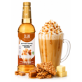 thumbnail image 1 of Slim Syrups Sirop de Café au Caramel au Beurre Sans Sucre, 0 Calories, 0 Sucre, Compatible Céto, Bouteille de 750 ml, 1 of 2