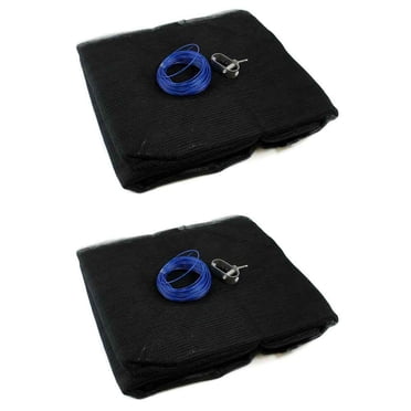 Swimline 21 Foot Round Above Ground Swimming Pool Leaf Net Top Cover (2 Pack)