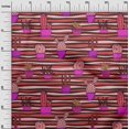 thumbnail image 3 of oneOone Rayon Pastel Red Fabric Kawai Sewing Craft Projects Fabric Prints By Yard 56 Inch Wide-RS, 3 of 5