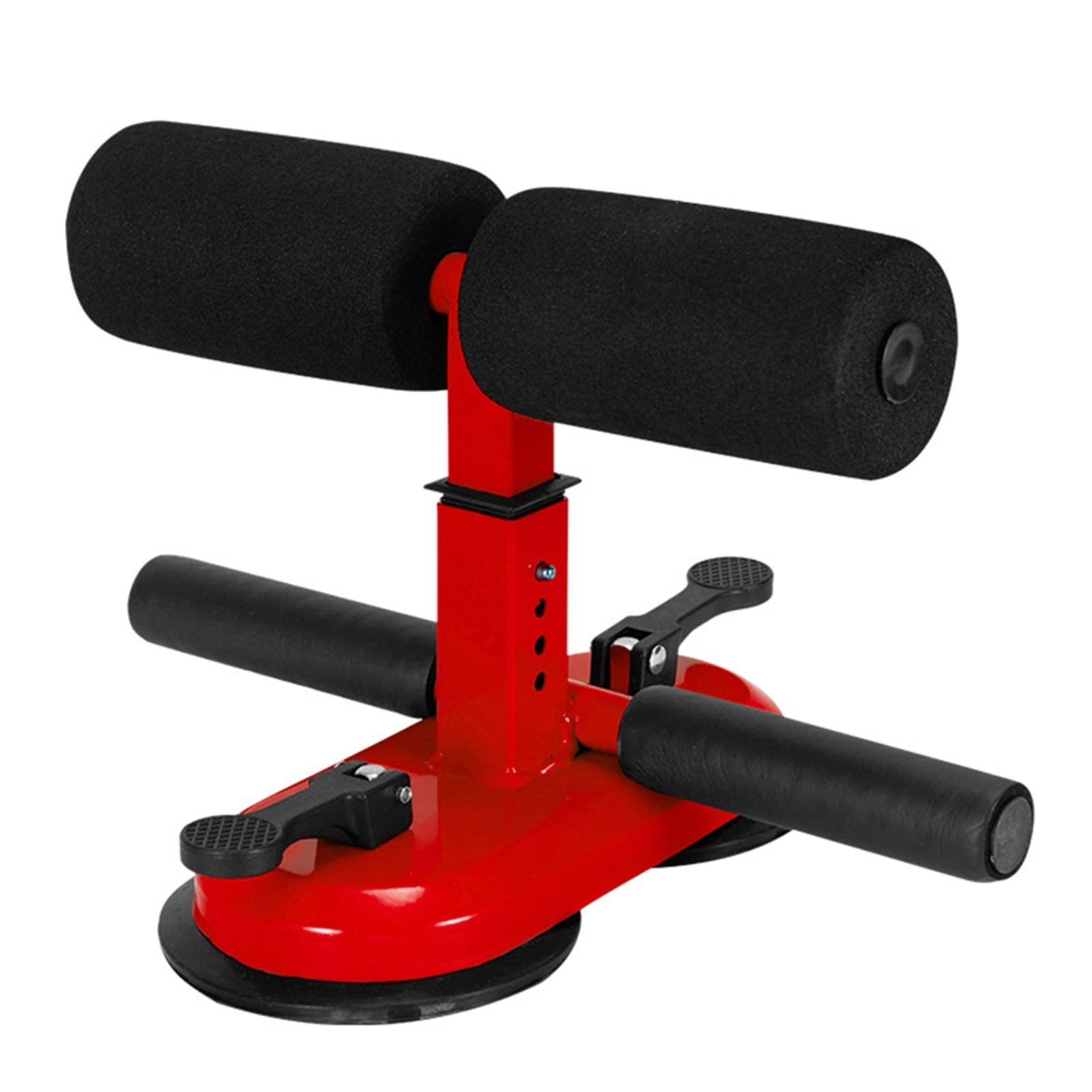 Labymos Portable Sit Up Bar with Double Suction Cups Push Up Trainer with 4 Adjustable Heights Muscle Training Equipment