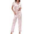 thumbnail image 4 of Ensemble de Pyjama pour Femmes Pantalon Ensemble Mode pour Femmes Tenue d'Intérieur Pyjama Femme Ensemble Deux Pièces Manches Longues Pantalon Ensemble de Pyjama Tenue d'Intérieur, 4 of 7