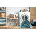 thumbnail image 2 of Ahgly Company Machine Washable Indoor Rectangle Transitional Blue Diamond Blue Area Rugs, 2' x 3', 2 of 7