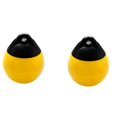 thumbnail image 1 of 2X Boule de Bateau en PVC Robuste Ronde Ancre Bouée Quai Pare-Chocs Boule Gonflable Protection Marine Amarrage Bouée Jaune, 1 of 6