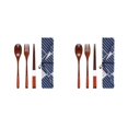 thumbnail image 2 of Maytalsory Set School Student Chopstick Fork Spoon Flatware with Storage Bag Type 4 2Set, 2 of 6