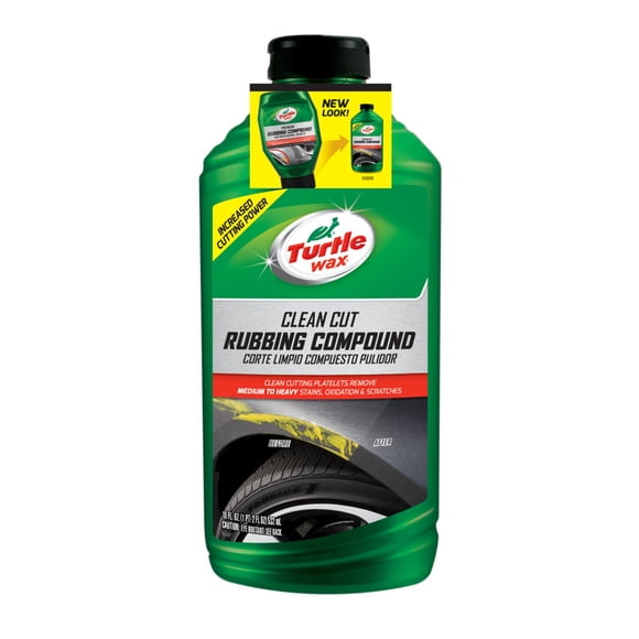 Turtle Wax . Rubbing Compound T415 RENEW RX; Removes Scratches Heavy Swirl Marks Surface Blemishes; Liquid; White; 18 Ounce Bottle; Single