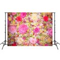thumbnail image 4 of 3D Flower Wedding Scene Photographic Backdrops Photo Studio Background Decor, 4 of 9