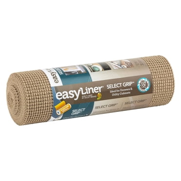 Revêtement pour étagères Select Grip de marque Easy Liner, Grès brun, 30,5 cm x 4,6 m (12 po x 15 pi)