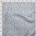 thumbnail image 4 of oneOone Velvet Turquoise Green Fabric Asian Japanese Koi Fish With Wave Craft Projects Decor Fabric Printed By The Yard 58 Inch Wide, 4 of 4