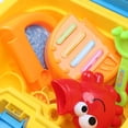 thumbnail image 4 of Table de Sable pour Enfants Table de Plage pour Sable et Eau pour Enfants Table d'Activités pour Bac à Sable Table Sensorielle Jouets de Plage, 4 of 9