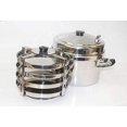 thumbnail image 2 of Tabakh DC-204 4-Plate Stainless Steel Dhokla Stand with Cooker, Large, Silver, 2 of 3