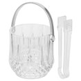 thumbnail image 1 of 1 Set 2pcs Clear Plastic Ice Bucket with Ice Clamp, 1 of 9