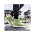 thumbnail image 4 of MAWCLOS Womens Garden Shoes Wide-Calf Rain Boots Lightweight Round Toe Waterproof Booties Slip Resistant Raining Work Shoe Green 10（W）/8（M）, 4 of 4
