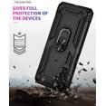 thumbnail image 3 of [PST] Samsung Galaxy A54 5G Kickstand Rotating Ring Case, Heavy Duty Hybrid Shock Absorption Rugged Hard Phone Case Cover, 3 of 5