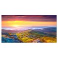 thumbnail image 2 of Fleurs de Rhododendrons dans des Collines Colorées - Impression sur Toile de Photographie de Paysage, 2 of 3