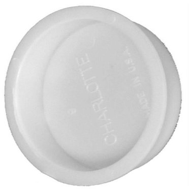 Schedule 40 DWV PVC Pipe Test Cap, White, 4 In. - PVC 00131 1200HA