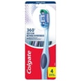 thumbnail image 1 of Colgate 360 Toothbrush with Tongue and Cheek Cleaner, Medium, 1 of 6