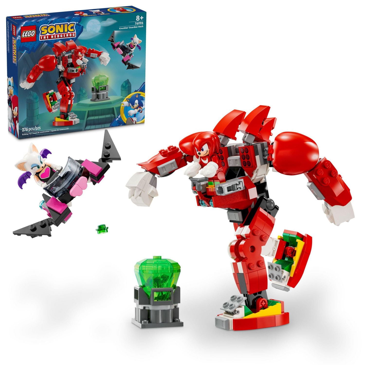 LEGO Sonic Le robot-gardien de Knuckles 76996 Ensemble de construction (276 pièces)