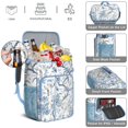 thumbnail image 3 of Tropical Flower and Leaves Insulated Cooler Backpack, Leakproof Waterproof Lunch Backpack for Beach Vacations, Camping, 3 of 6