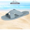 thumbnail image 2 of ROXONI Women Slippers Shower Pool Sandals Criss Cross Bathroom Quick Drying Slippers, 2 of 5