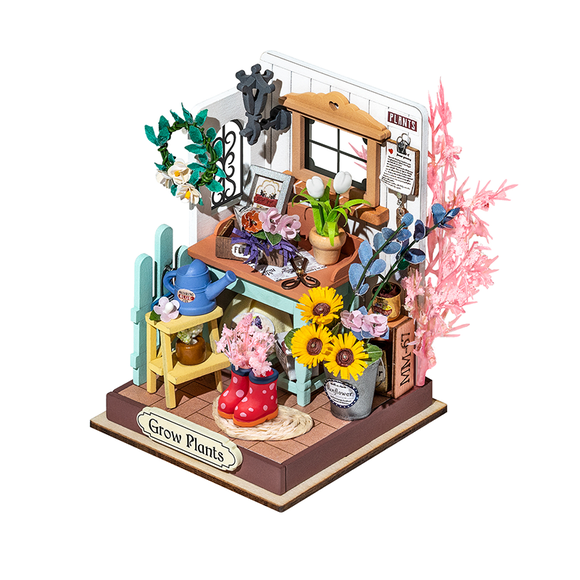 Rolife 3D Wooden Puzzle Dreaming Terrace Garden DIY Miniature House