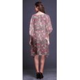 thumbnail image 4 of Bimba Feuilles Courte Caftan Robe Midi Plage Maillot de Bain Couvre-Maillot WomensKaftan-4X-5X, 4 of 5