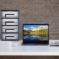 thumbnail image 4 of SKISUNO Four Layer Storage Cabinet Plastic Drawer Multi Deck Drawer Office Furniture 1Set, 4 of 6