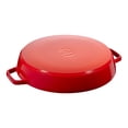 thumbnail image 2 of STAUB Pans 34 cm Cast Iron Double Handle Skillet, Cherry, 2 of 2