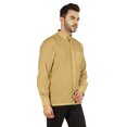 thumbnail image 3 of Bestman Solid Button Down Shirt For Men Long Sleeve With Patch Pocket Formal Business Wear, 3 of 7