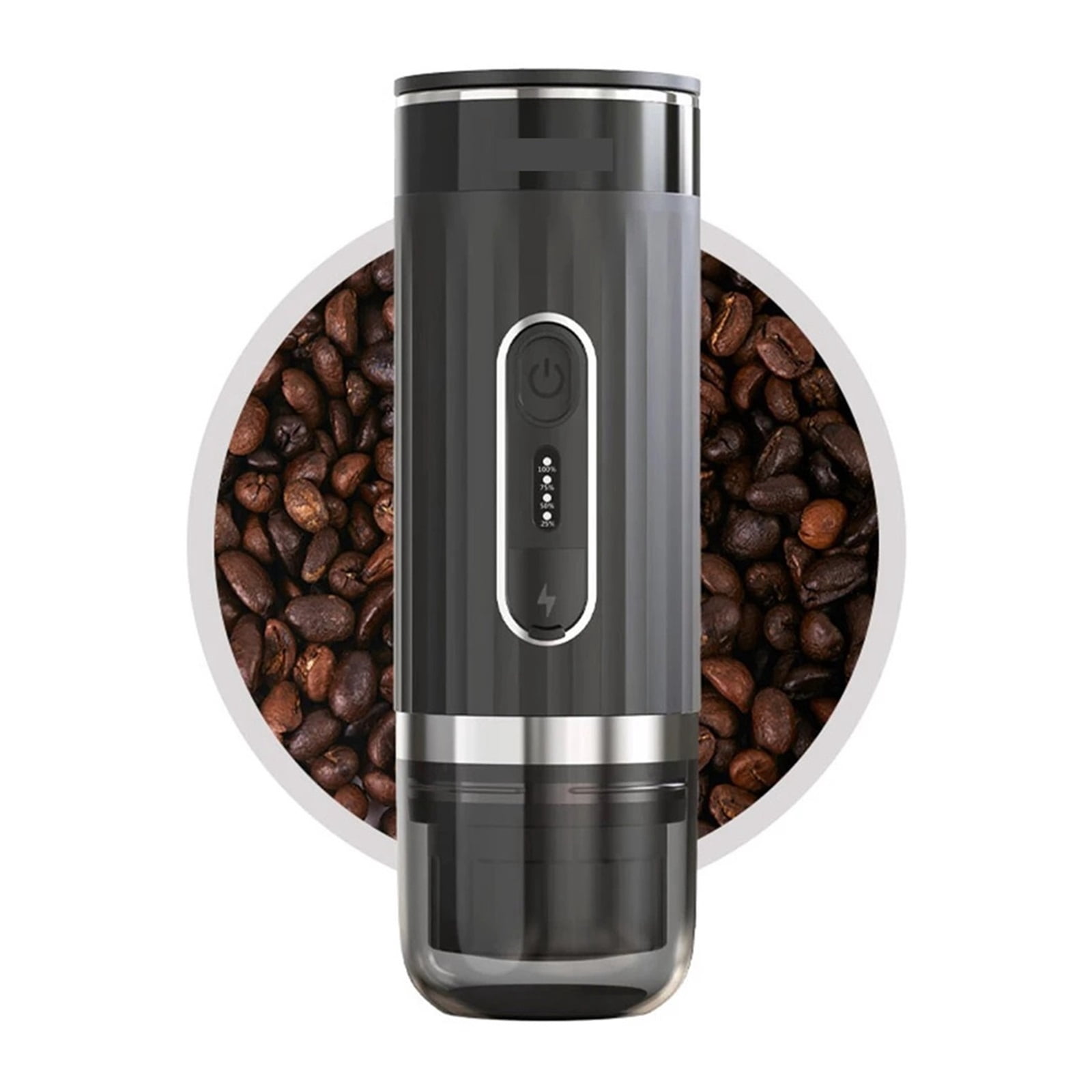 Portable Coffee Maker Wireless Heating Coffee Machine Compatible With Capsule & Ground Coffee 3 In 1 For Home Office RV ,Portable