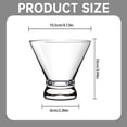 thumbnail image 4 of Cocktail Glasses Set, Yoaney Transparent Stemless Martini Glass Reusable Plastic Wine Glass Set Suitable for Bar Party, A, 4 of 9