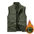 thumbnail image 2 of Birdeem Mens Thin Workwear Solid Color Stand Collar Sleeveless Jacket Tank Tops, 2 of 3