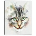thumbnail image 2 of Mignon Kitten Aquarelle Dessinée à la Main - Grande Uvre d'Art sur Toile, 2 of 4